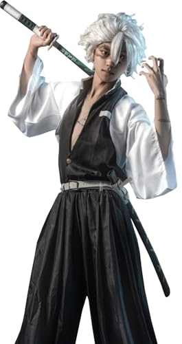 CR ROLECOS Kenshin Impact All Cosplay Anime Maillot de bain Yae Miko EULA Maillot de bain pour femme, bleu