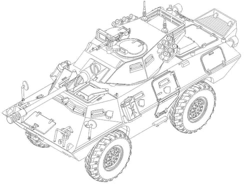 HobbyBoss 757443-1/72 LAV 150 AFV - Maßstab 1:72