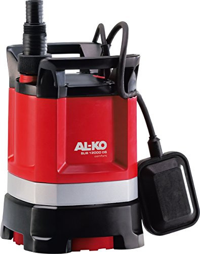 AL-KO SUB 12000 DS Comfort - Pompa sommergibile per acqua pulita (potenza motore 550 W, portata max. 9.500 l/h, altezza massima 8 m, aspirazione piatta fino a ca. 3 mm)