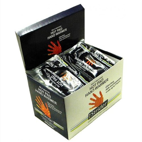 Strider Hotpad Hand Warmer Pack of 20 Twin Packs Self-heating