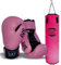 Bay® Boxset PINK Sandsack 130x35 cm mit Future pink 8 Unzen Handschuhe