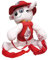 Paw Patrol MC-102-PW Plüsch-Rucksack, Motiv: Marshall, 40 cm