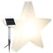 8 seasons design Shining Star Merry Christmas Solar LED Weihnachtsstern Ø 60 cm (Weiß), inkl. Solarmodul und LED-Leuchtmittel, beleuchteter Stern mit geprägtem Weihnachtsmotiv, Solarleuchte