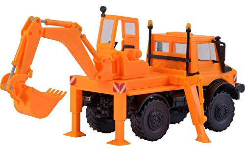 Kibri 18480 H0 Mercedes Benz UNIMOG mit Aufbaubagger