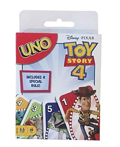 Mattel Games GDJ88 - UNO Disney Pixar Toy Story 4 Kartenspiel, Mehrfarbig