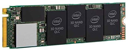 Intel SSD 660p Series 1.0 TB, M.2 80 mm PCIe 3.0 x 4, 3D2, QLC SSDPEKNW010T8X1 Schwarz