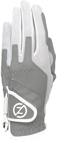 Zero Friction Damen Kompressions-Passform Synthetisch Linke Hand Golfhandschuh, Einheitsgröße, Grau