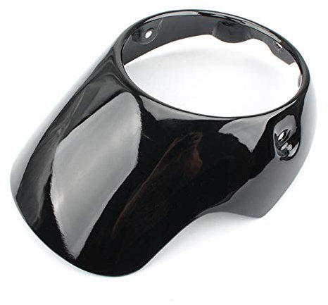 Fransande Motorrad Scheinwerfer Verkleidungs für Triumph Bonneville T100 T120 Thruxton 900 Scrambler 2001-2019 Schwarz Gl？nzend