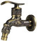 Jooheli Grifo Antiguo de Latón 1/2, Grifo Exterior Jardin Decorativo, Grifo de Pared para Lavabo, Grifo Tallado en Forma de Dragón, Genérico para Cocina Baño Jardín