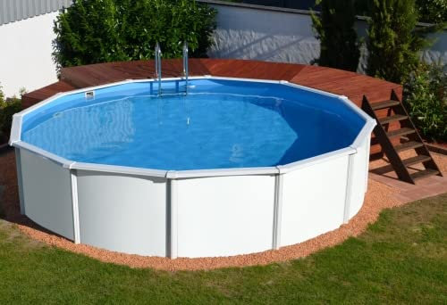 HKP-Handelskontor Preller GmbH Aufstellpool Starzon 4,50 x 1,32m Spezial, Stahlwandpool 450x132 cm mit Poolfolie 0,8mm