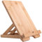 FadyDail Bambus Tablet Ständer Holz Handy Ständer Tisch, Holz Tablet Halter Schreibtisch Tabletständer Handy Ständer Tablethalter für iPad Tablets und iPhone alle Handys (Große Größe)