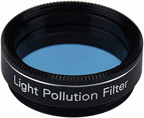 SOLOMAKR 1.25 Zoll Lichtverschmutzungsfilter für Teleskop, verbessert Kontrast auf rötlichem Planetendetail. Funktioniert gut in Teleskopen Aller Öffnungen