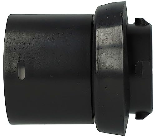 vhbw Schlauch-Adapter 32 mm kompatibel mit Nilfisk GS80, GS90, GS 80, GM Siena, GM Xtra Staubsauger, Staubsaugerschlauch - Anschlussadapter, Schwarz