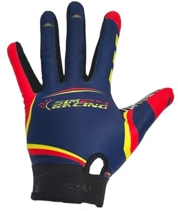 81880 SimRacing Handschuhe für Simulator-Fahren, Touchscreen-Kompatibel, Guter Grip, Leicht und Atmungsaktiv für Sim Racers, Mit Lenkrad-Gaming-Funktion