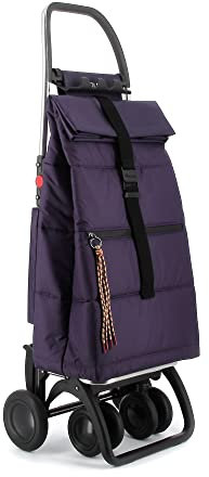 Klappbarer Einkaufstrolley Rolser Big Polar 4 Räder (2 drehbare) - Violett