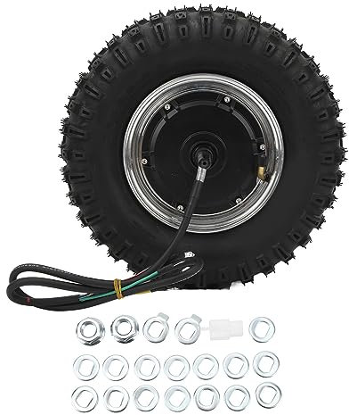 Aramox Radnabenmotor, 14-Zoll-Radnabenmotor für Elektrofahrräder, 48 V, 90 V, 500 Bis 4000 W, Bürstenloser Nabenmotor für Elektro-Motorradroller