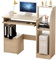 Trintion Computer Desk 31.5x12x35.4 Inch Study Desk with Sliding Keyboard Storage Shelves Office Desk Workstations Wooden Laptop Writing Table for Home Office Bedroom