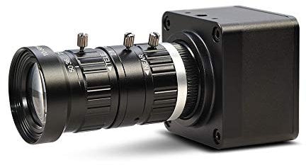 MOKOSE Webcam USB avec monture C 10-50 mm Téléobjectif manuel Zoom 4K @ 30fps UVC Caméra Free Drive Compatible Windows Mac OS X Linux