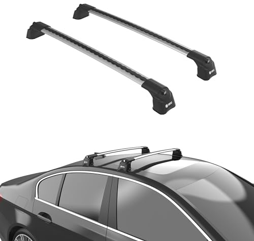 TURTLE kompatibel mit Ford B-Max (B232) 2012-2017 Air3 Dachträger | GRAU