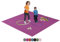Hofbrucker® Krabbelmatte, Spielmatte, Turnmatte für Baby & Kinder, Öko-Tex Zertifiziert, Made in Germany, Abwaschbar, Rutschfester Spielteppich Größen (Pflaume, 160 x 160)