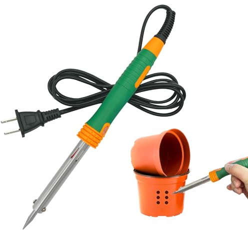 DIY-Kunststofftöpfe für Pflanzen, kleine Blumentöpfe, Perforator für den Heimgebrauch, Blumentöpfe Bohren, fügen Sie Drainagelöcher zum Blumentopf, Lötkolben, Pflanzwerkzeuge für Innen- und