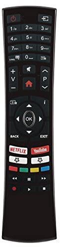 Telecomando di Ricambio Adatto Per Q.Bell LED TV Q55-182, Q55-181, Q40-822,Q24-822, Q43-371-2, Q43-372 and work for Edison CELED32S18B3 CELED32S419B3 CELED55SBF19B3 CELED40S0119B3