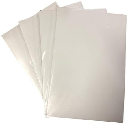 CORHAD Pack Leeres Trennpapier Mit Antihaftpapier Für Klebeband Und Aufkleber Für Bastelarbeiten Und Notizen Weiß
