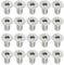 PATIKIL M4 x 8mm Flat Head Socket Cap Screws, 50 Pack 304 Stainless Steel 18-8 Machine Screws Flat Countersunk Bolts Hex Socket Drive Fasteners Grade 6.8