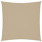 Parasol à voile en toile Oxford carré 4 x 4 m Beige,kangqiling135139