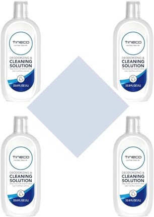 Soluzione For La Pulizia Dei Pavimenti 500 Ml 16.9 Fl Oz 【Compatibile Con Tineco IFLOOR 2 Complete, IFLOOR 3 Breeze Complete, FLOOR ONE S3 / S5 / S6 / S7 Series (eccetto S5 Steam / S7 Steam)】(White 4p