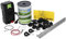 Kerbl Kit Clôture Électrique Classic, Électrificateur N500 230V, 200m Ruban 10mm, Isolateurs, Piquet de Terre