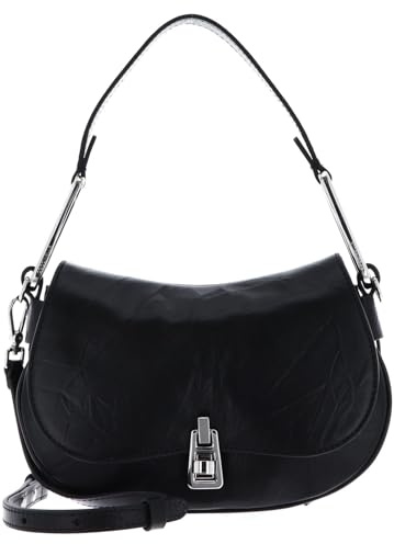 Coccinelle Leder Handtasche Umhängetasche Magie Handbag Noir schwarz
