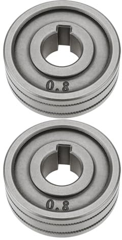 YINETTECH 2 Pezzi 30mm Rulli Di Azionamento Per Macchine A Filo Compatibili Con Saldatrici MIG Compatibile Con MAG Saldatrici (scanalatura Zigrinata Da 0,8 Mm/1,0 Mm)