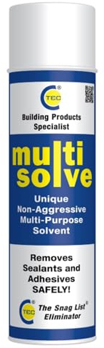 C.T.1 – MULTISOLVE Multi-Purpose Solvent Degreaser – 500ml | Fast-Acting Cleaner for Adhesive – Grease – Tar & Residue Removal | Safe on Plastics – Paint – Glass & Vinyl | 100% Aliphatic Hydrocarbon