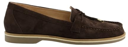 Paul Green Damen - Slipper & Mokassin 1202-029 in braun Rauleder