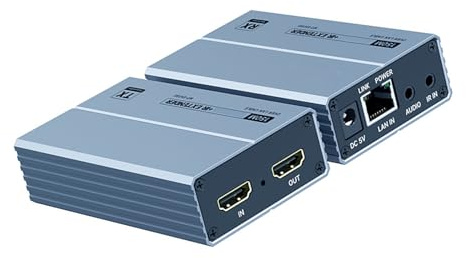 1.Over Ethernet Extender 150m 1080P 60Hz IR Remote Control LoopOut Hdtv IR ripetitori con uscita audio