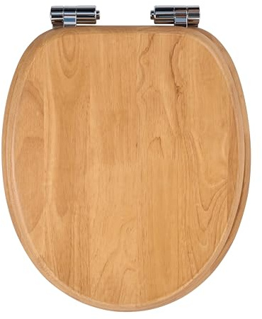 WC-Sitz aus Massivholz - Kautschukholz (Hevea) mit Absenkautomatik, Schnellverschluss & Easy-Clean, Soft-Touch – PIKLiDS
