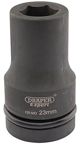 Draper Expert 5138 23mm 1-inch Square Drive Hi-Torq 6-Point Deep Impact Socket
