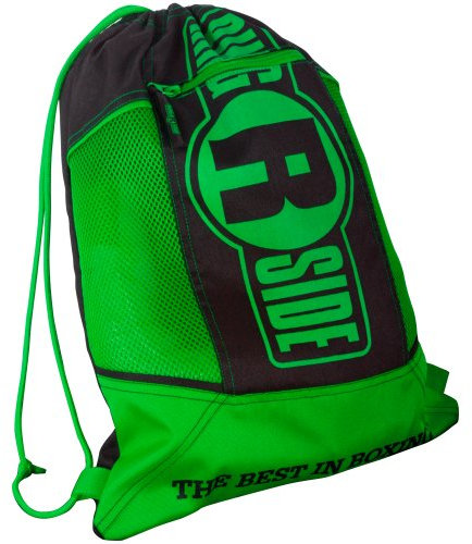 Ringside Boxing Glove Cinch Sack - Lightweight Gym Bag, Green/Black