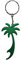 Komonee Palm Tree Green Keychain Bottle Opener Key Chain Metal Holiday Key Ring Novelty Keyring