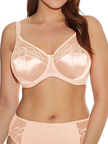Elomi Women's Cate Underwire Full Cup Banded Bra Coverage,Latte,44FF