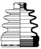 Borg & Beck BCB2795 Cv Joint Boot Kit To Fit Daewoo Matiz - Inner