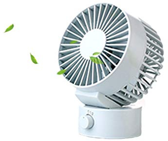 Maity USB Ventilator Personal Fan Mini Lüfter Desktop Turbo Ventilator Tischventilator USB Geräuscharmer Desk Fan Lüfter Neigbar, USB Fan Einfach zu Tragen, für Büro, Zuhause und im Freien-Steinblau