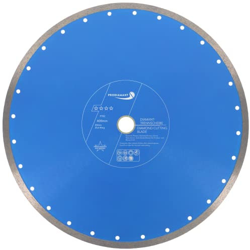 PRODIAMANT Profi Diamant-Trennscheibe PRORIM 400 mm x 30/25,4 mm kein ausbrechen bei Fliesen Feinsteinzeug Keramik