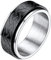 Richsteel schwarz drehbarer Finggerring in Keltischer Knot Herren Männer Spinnerring Zappel Bandring mit Geschenkebox für Geburtstag Vatertag Valentinstag