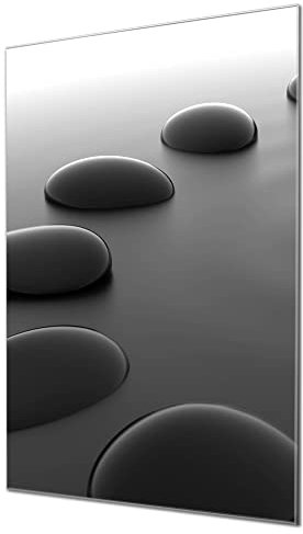 banjado Magnetpinnwand Glas 80x120 mit Musikmotiv für Notizen