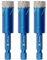 Diamond Drill Bit 14mm,BRSCHNITT 3pcs/pack 3/5 Inch Diamond Hole Saw Drill Bit for Porcelain Tile Ceramic Stone Granite Marble,Hex Shank Dry Drilling Diamond Core Drill Bit Set