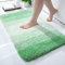 Homaxy Weich Badezimmerteppich 40x60 cm, rutschfest waschbar Badematte Flauschige Hochflor Badteppich Mikrofaser Saugfähig Badvorleger Duschvorleger (Grün)