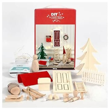 NEU Wichtel Miniatur Wichteltür-Bausatz/Komplettset Winter Wichteltür