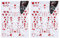 Worparsen Nail Art Patch Ultra-thin Valentines Day Red Heart Pattern Manicure Decal Decorative Non-Fading S